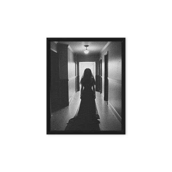The Black Veil - Framed Fine Art Canvas Print - Image 2