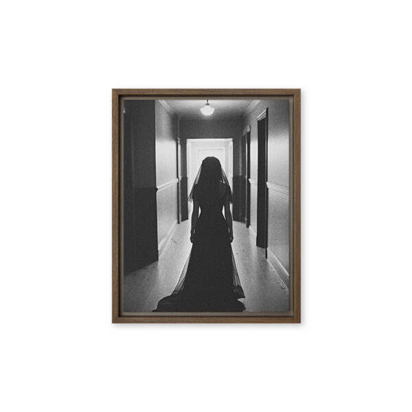 The Black Veil - Framed Fine Art Canvas Print - Image 5